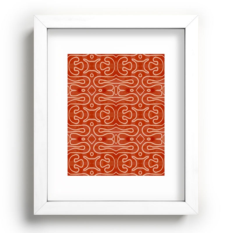 Mirimo Venexiana Burnt Orange Recessed Framing Rectangle