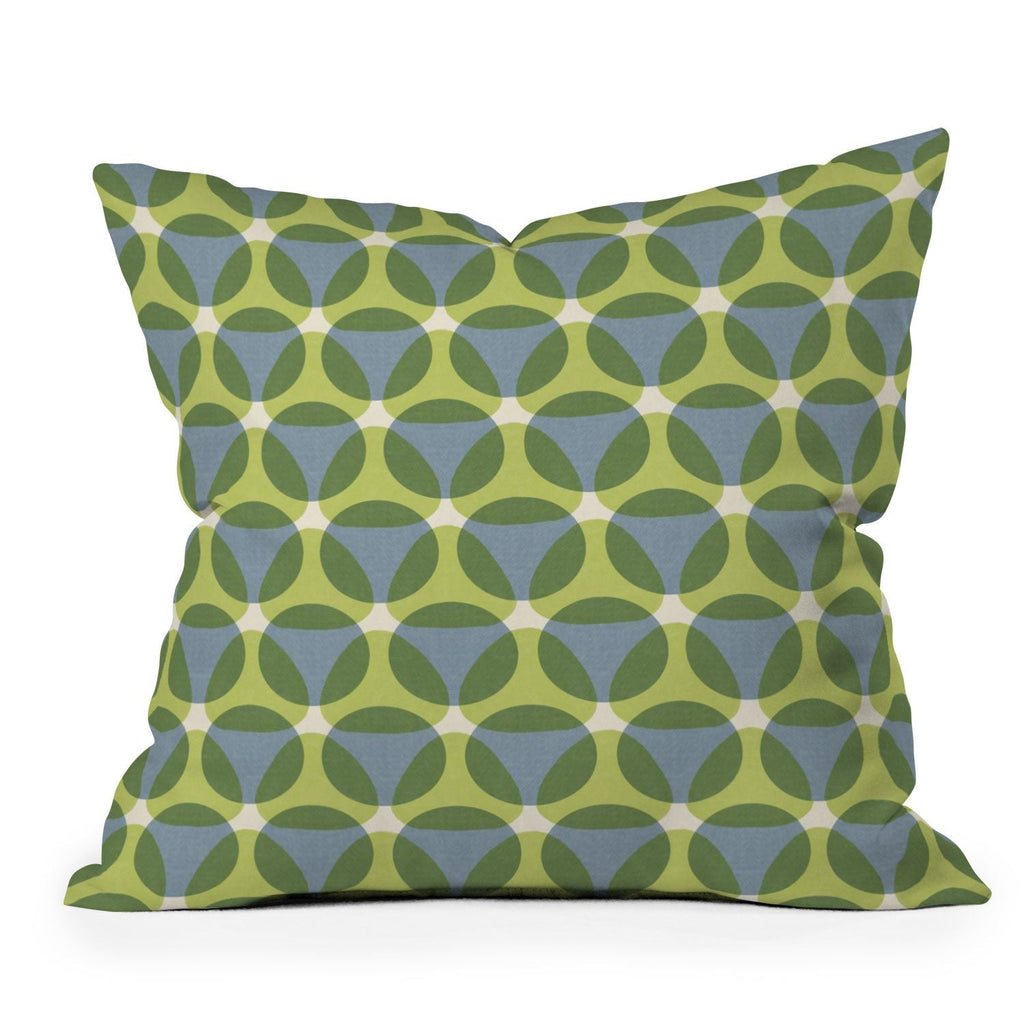 Marta Barragan Camarasa Stylish Retro Circle Outdoor Throw Pillow