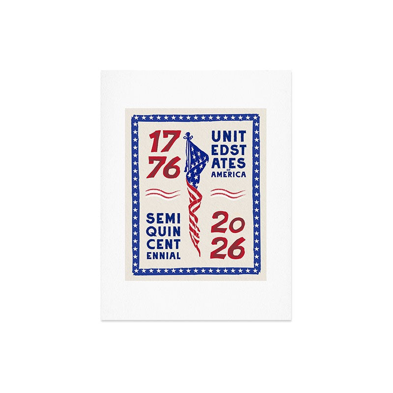 DENY Designs Retro 76 26 Art Print