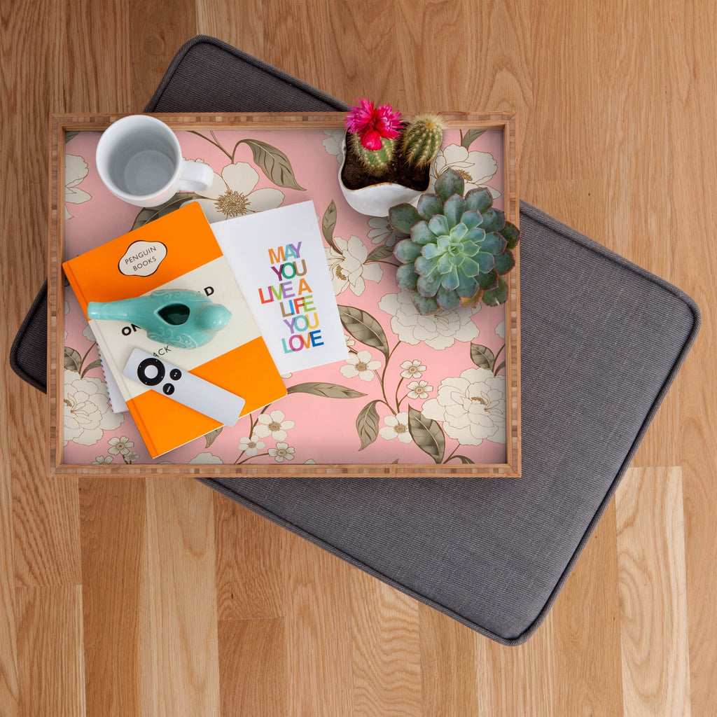 Gabriela Fuente Roberta in Pink Rectangular Tray