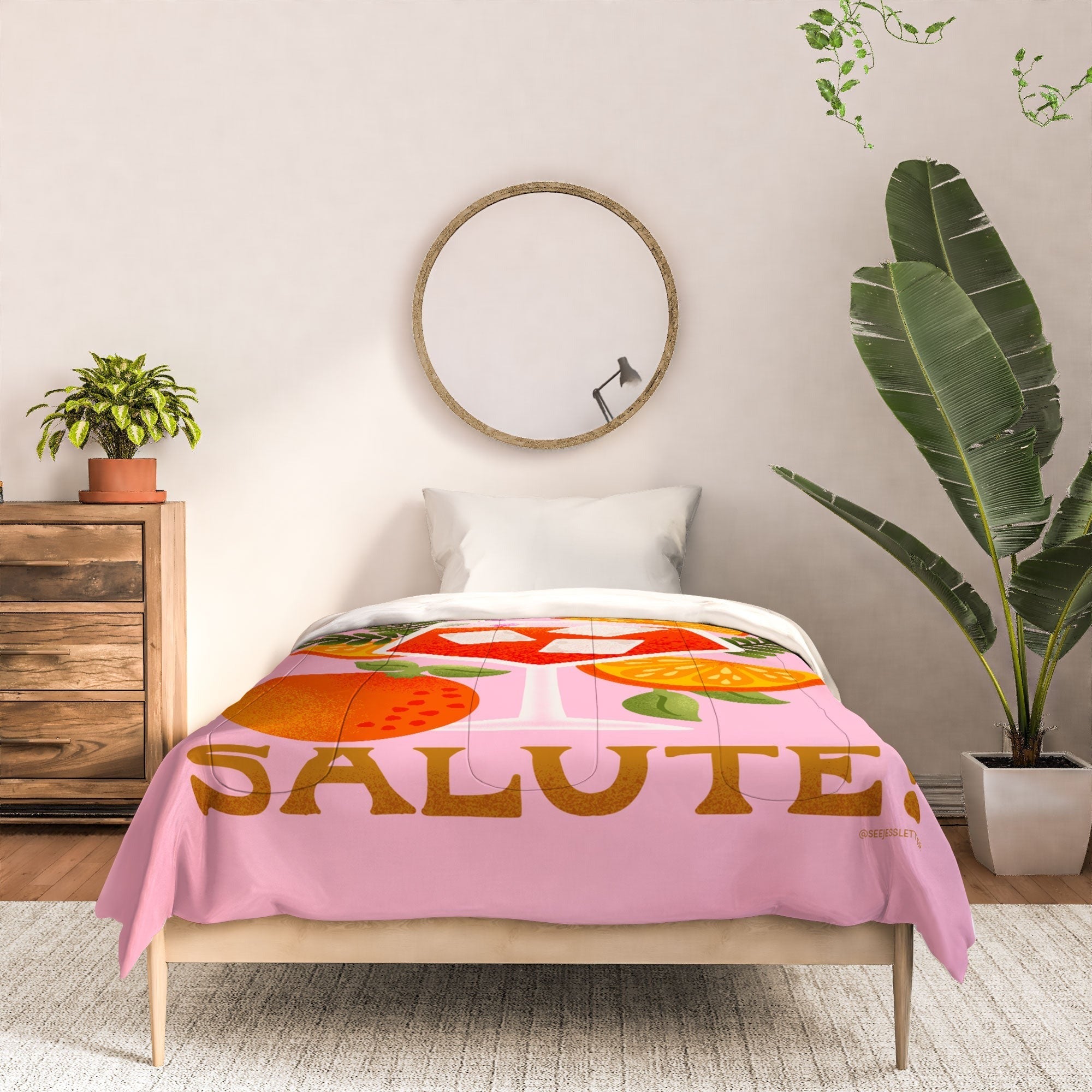 Jessica Molina Orange Spritz Comforter