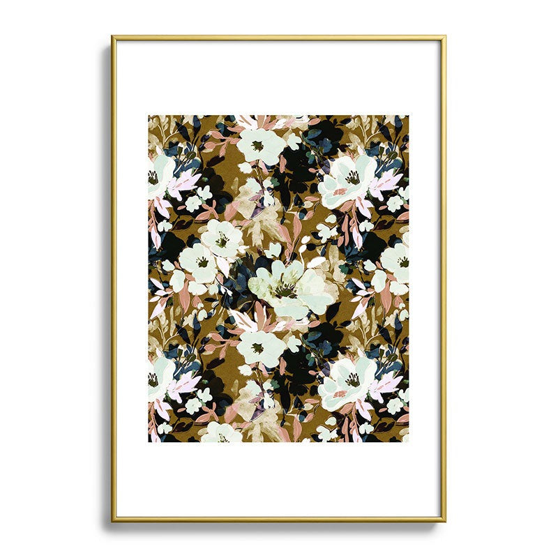 Marta Barragan Camarasa Romantic Floral Fusion Metal Framed Art Print