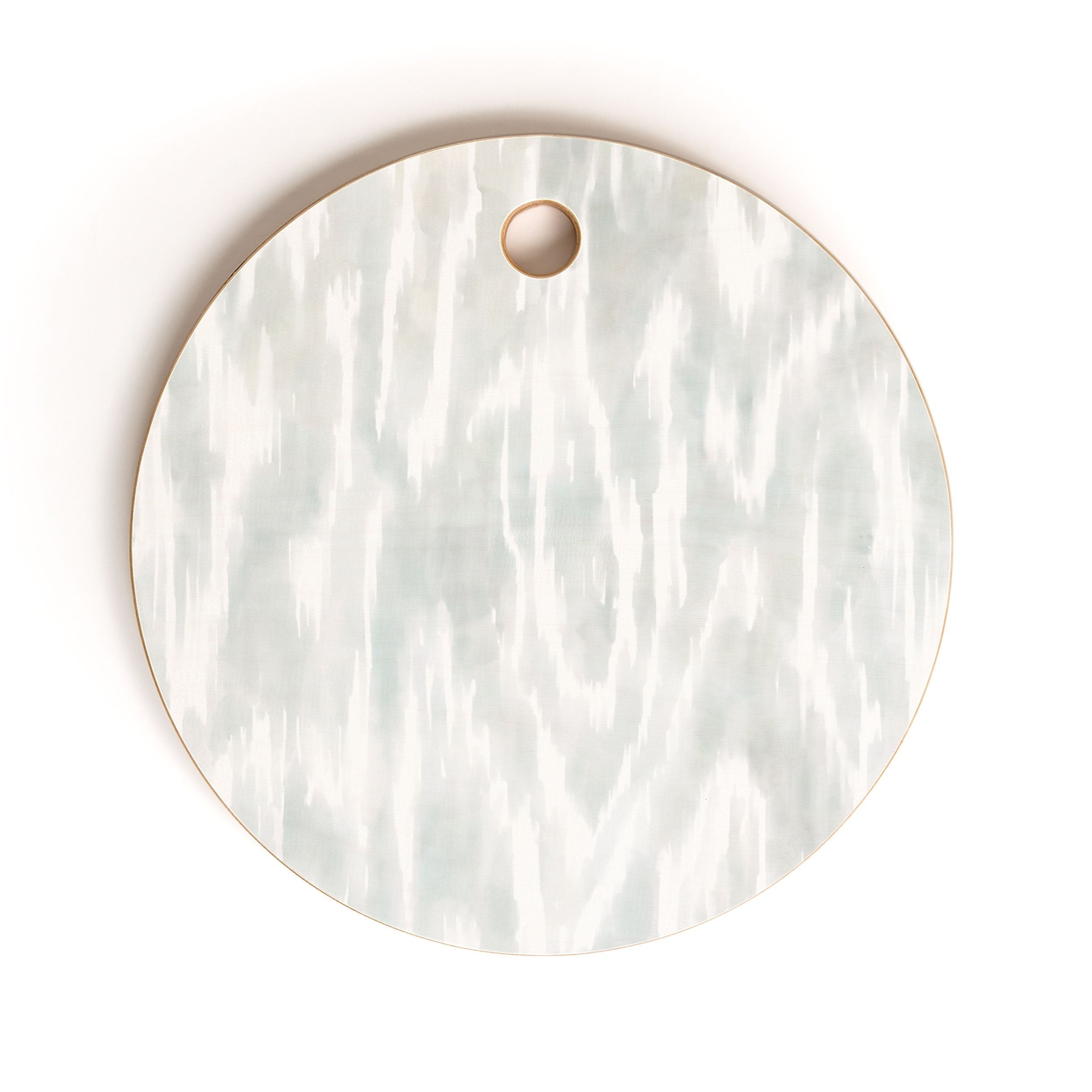 Jacqueline Maldonado Watercolor Wood Grain Cutting Board Round