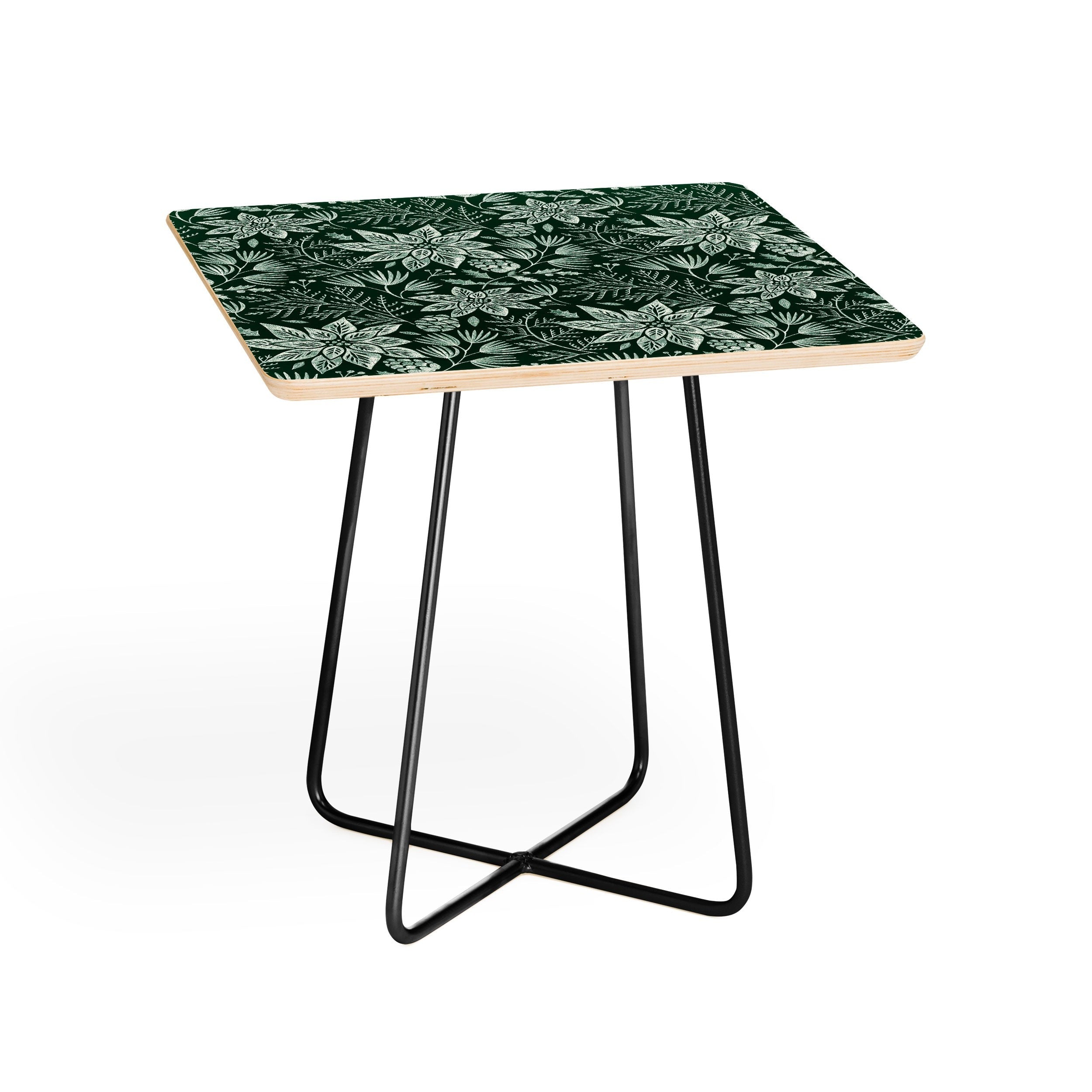Pimlada Phuapradit Christmas Poinsettia Side Table