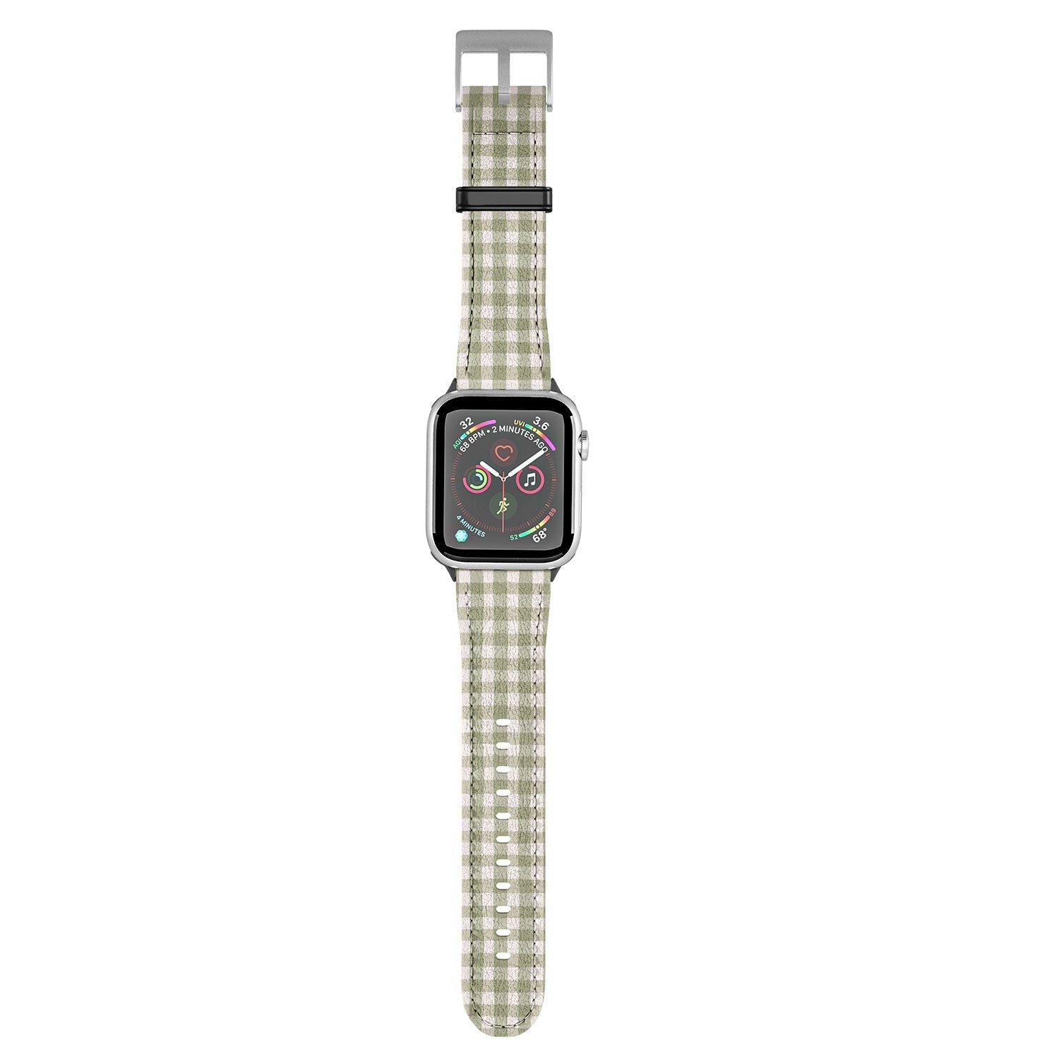Menina Lisboa Rustic Green Plaid Apple Watch Band