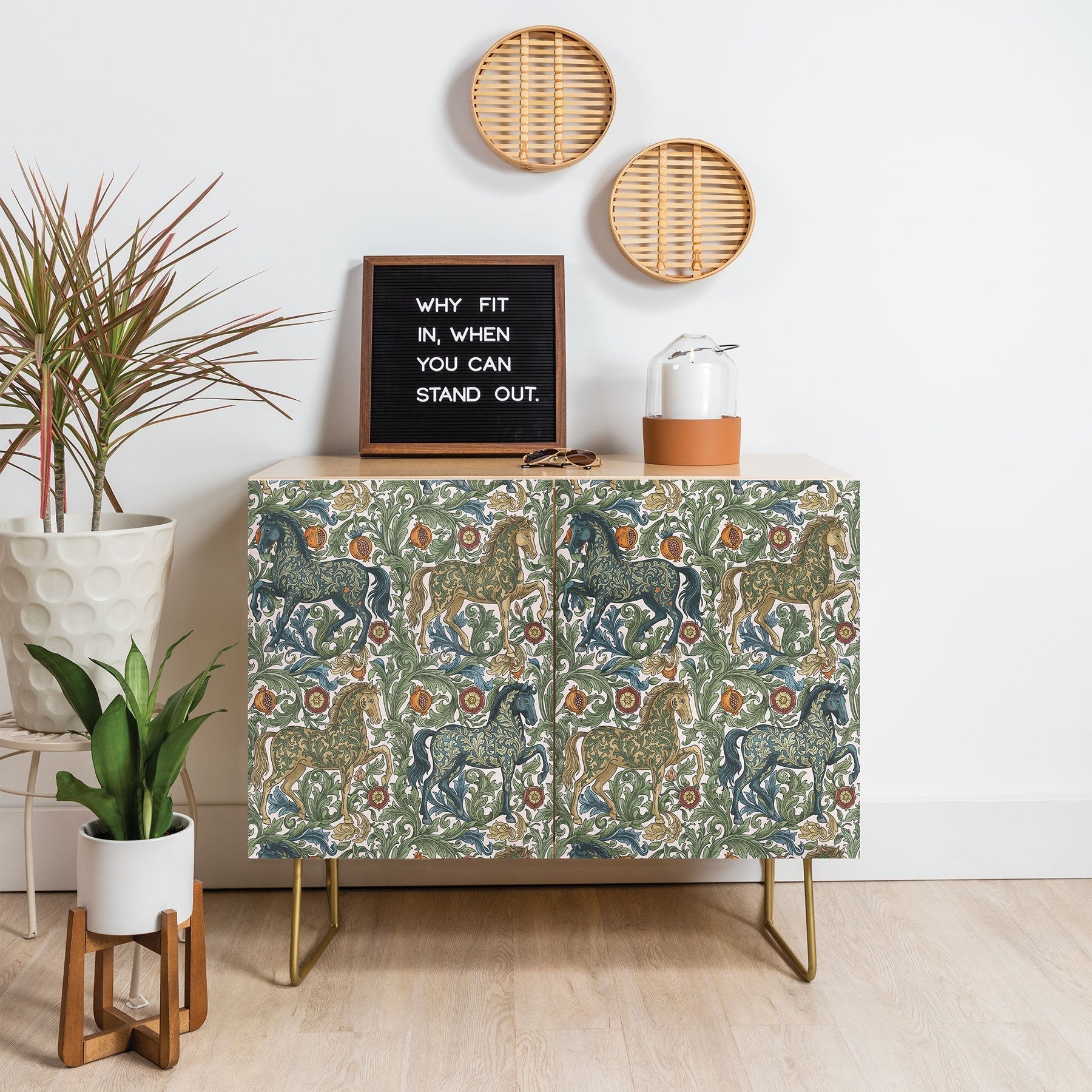 Marta Barragan Camarasa Renaissance Horse Garden Credenza