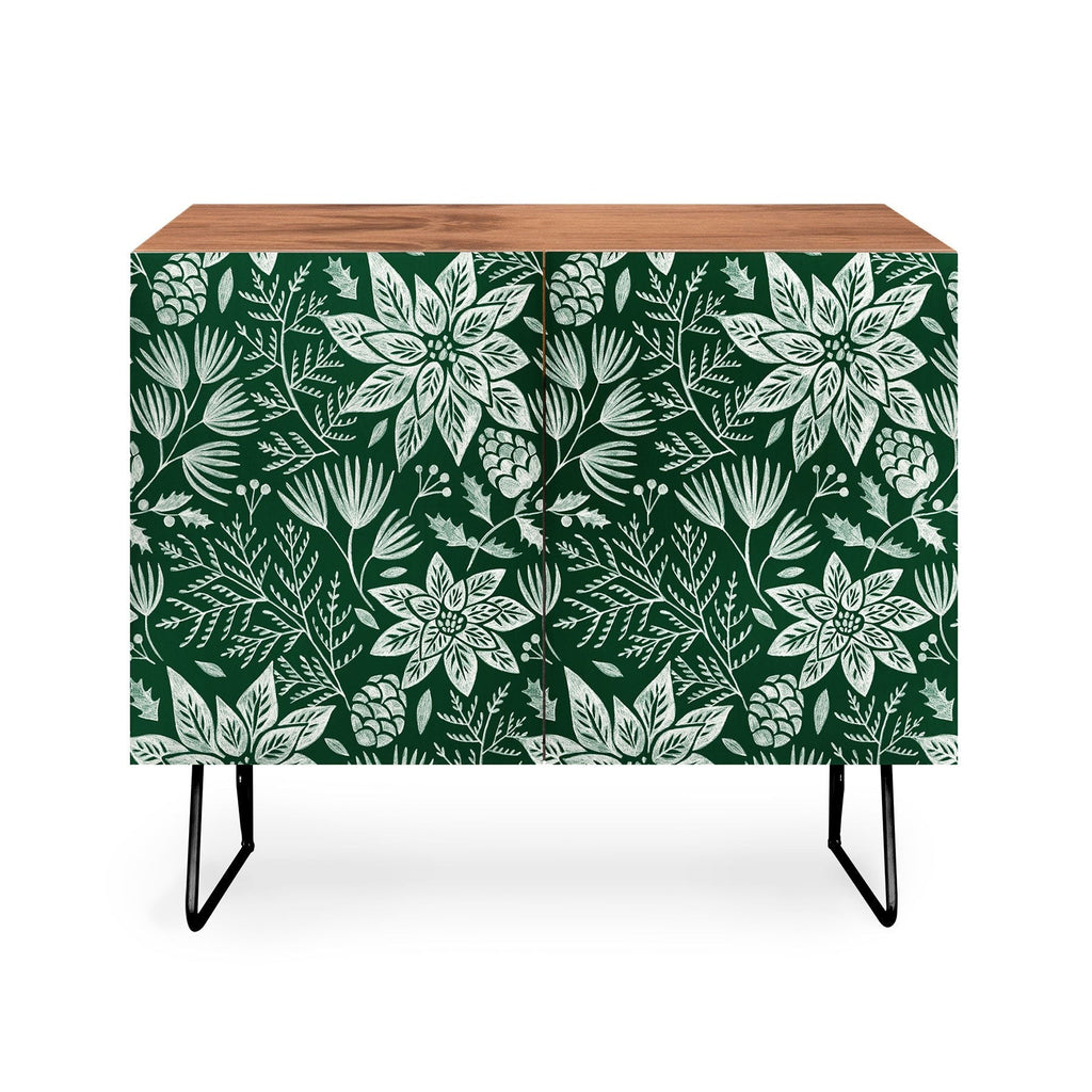 Pimlada Phuapradit Christmas Poinsettia Credenza