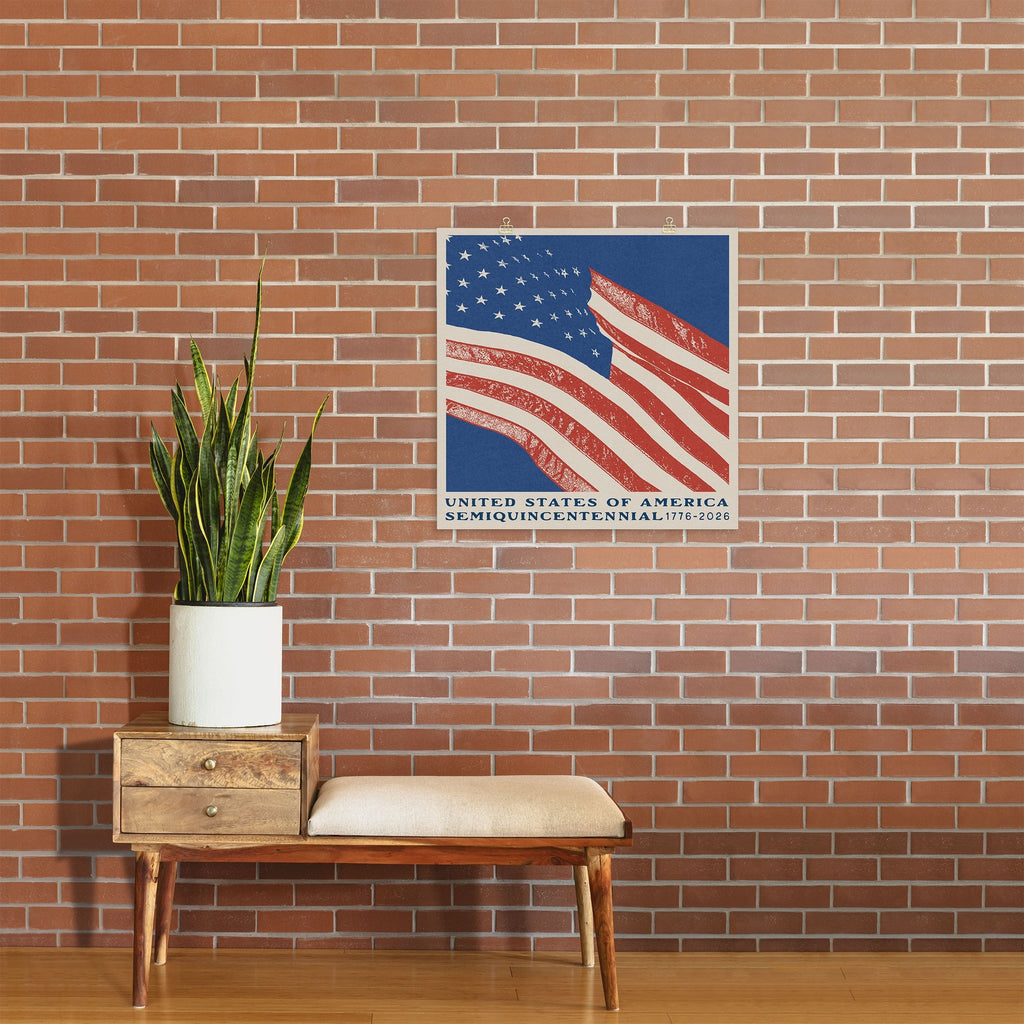 DENY Designs Stars n Stripes Semiquincentennial Art Print