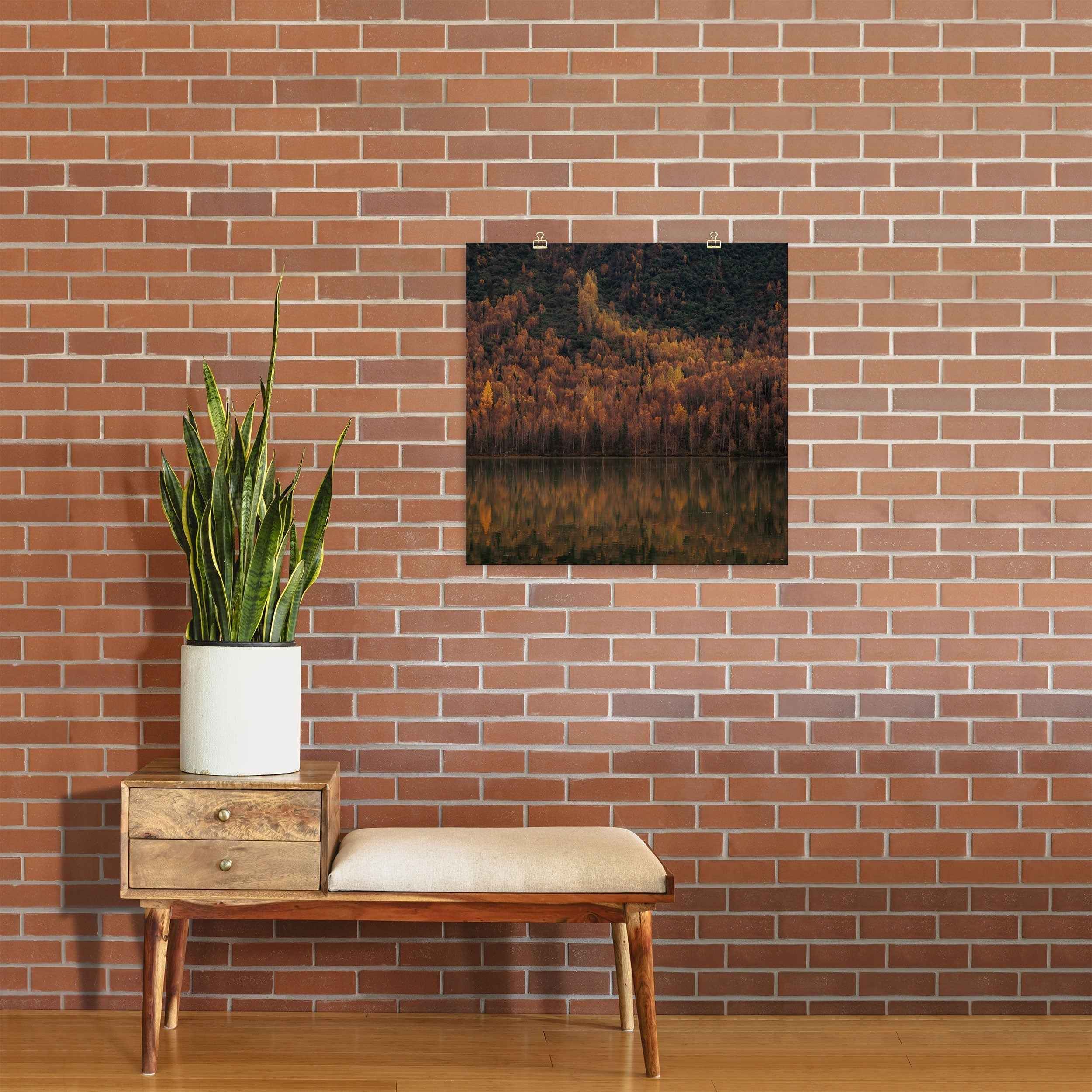 Hannah Kemp Fall Lake Art Print