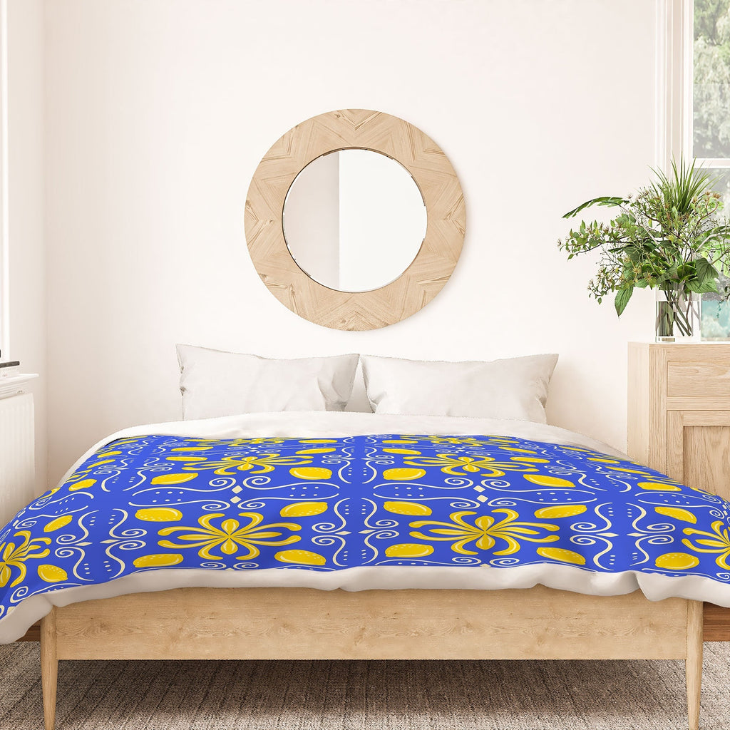 Design by Spark Dolce Vita Lemon Tile Duvet Cover
