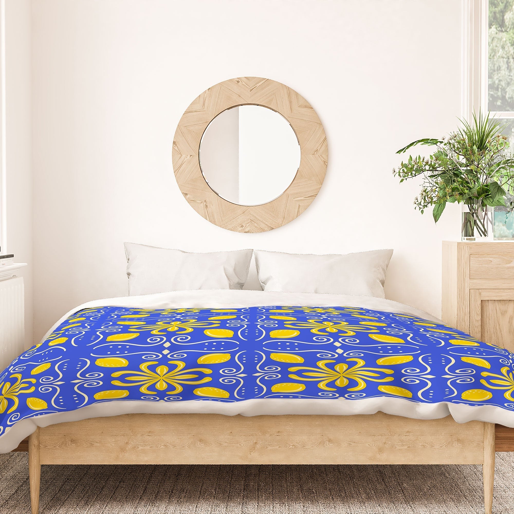 Design by Spark Dolce Vita Lemon Tile Duvet Cover