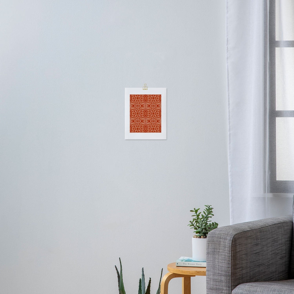 Mirimo Venexiana Burnt Orange Art Print
