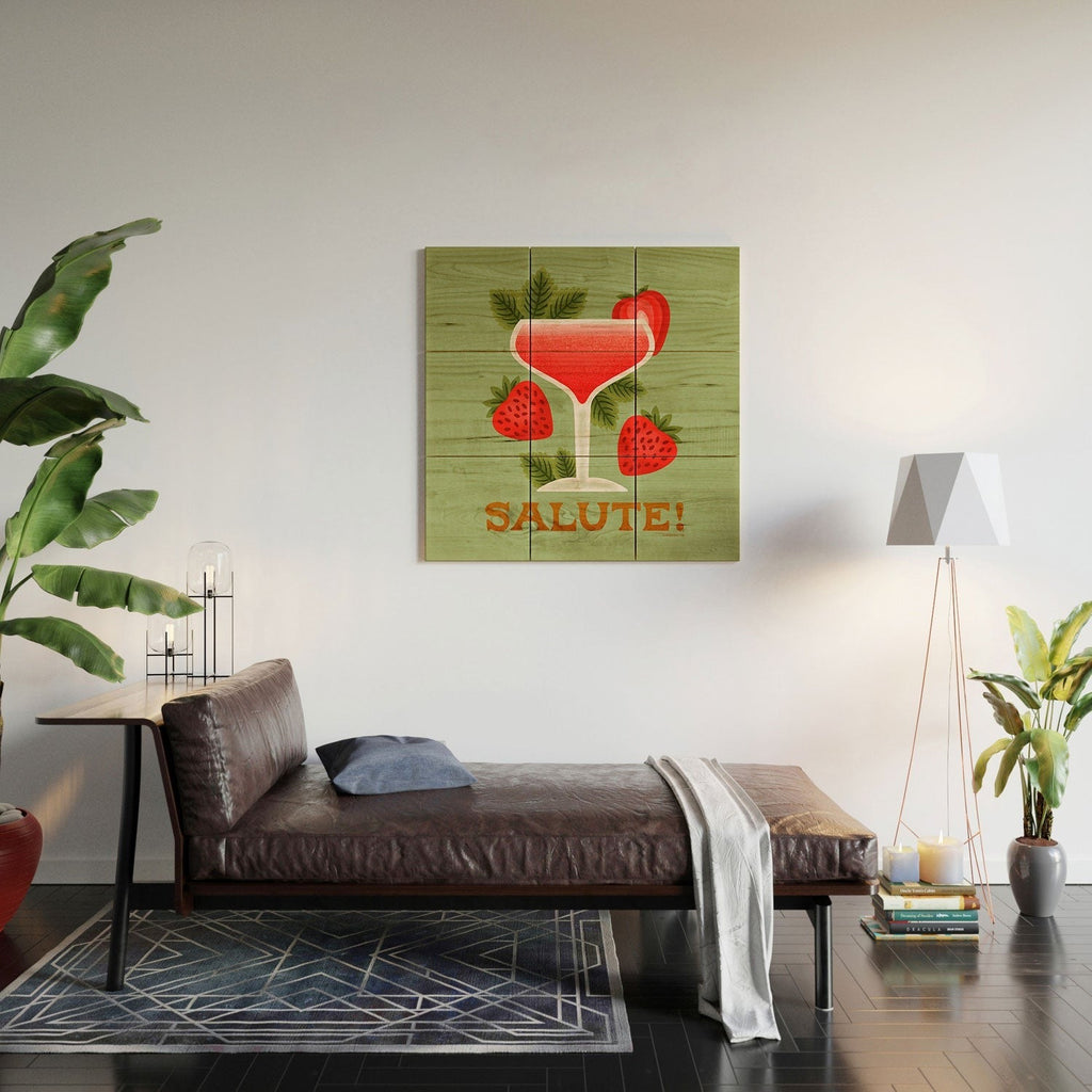 Jessica Molina Rossini Wood Wall Mural