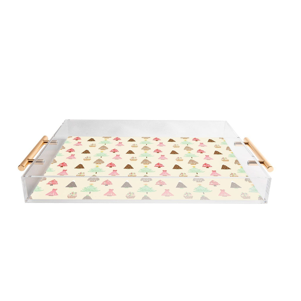 Design by Spark Christmas Tree Delight Acrylic Tray