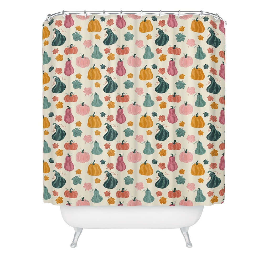 Design by Spark Gourdgeous Autumn Shower Curtain