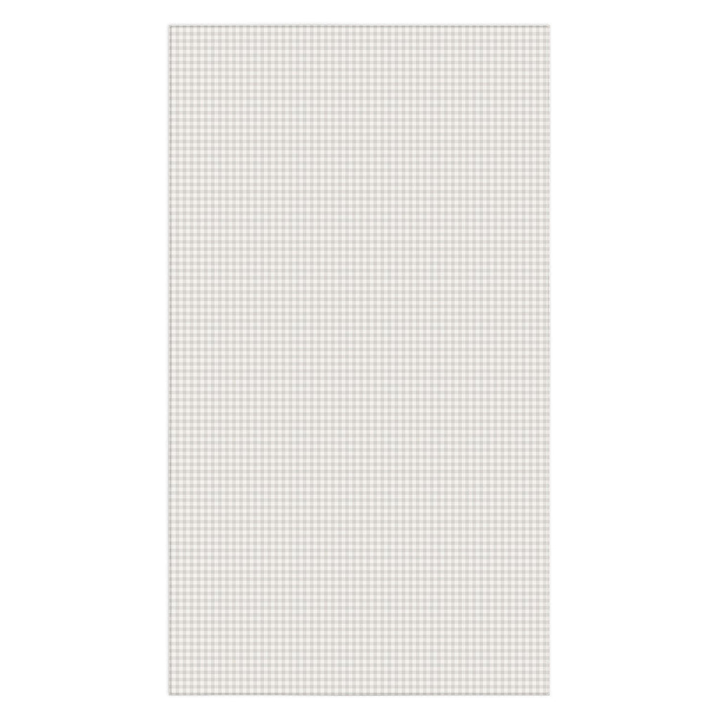 Colour Poems Gingham Plaid Pattern Cloud White Tablecloth
