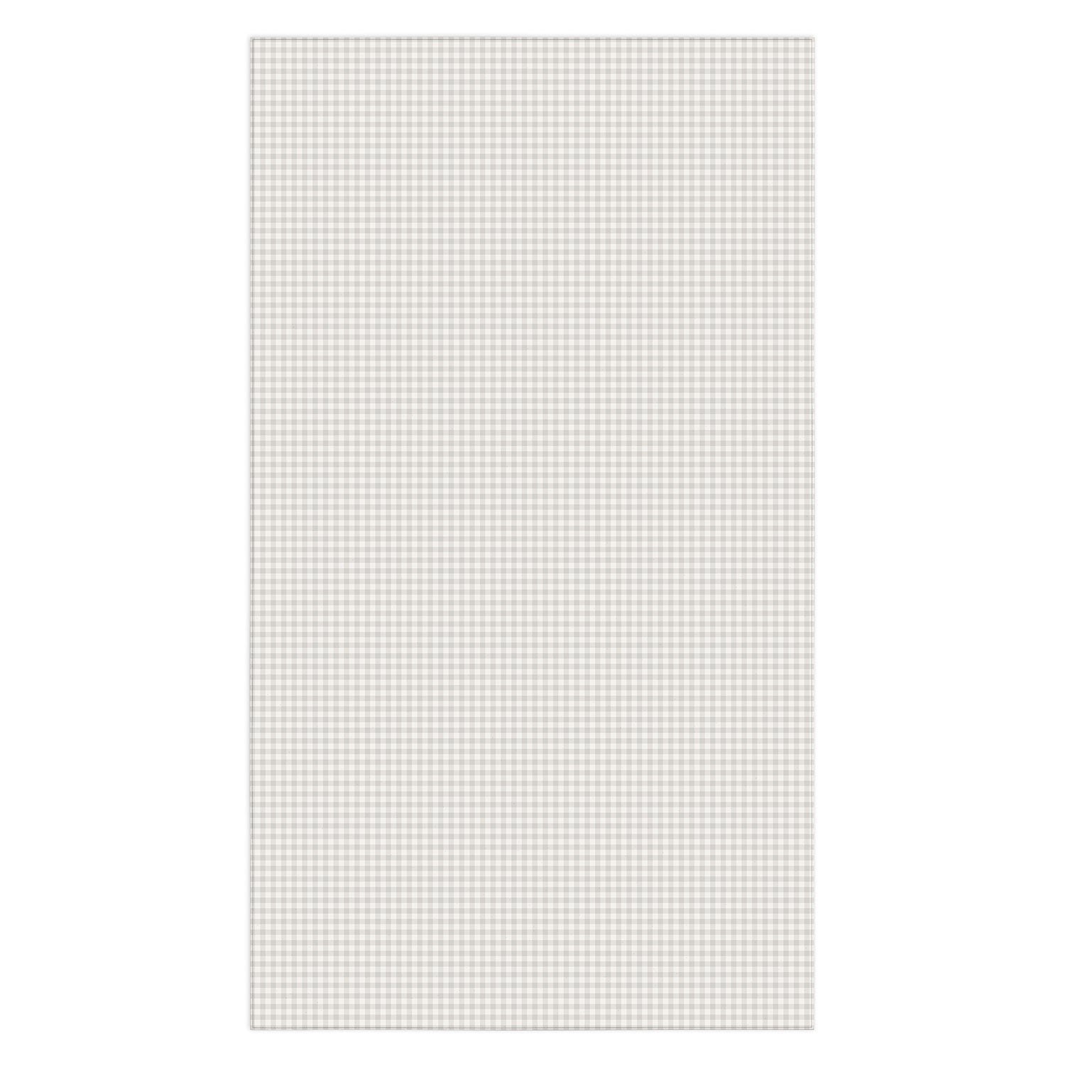 Colour Poems Gingham Plaid Pattern Cloud White Tablecloth