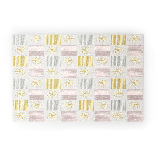 Menina Lisboa Spring Grandmillennial Welcome Mat