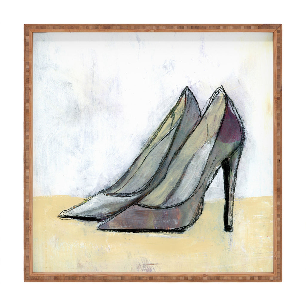Sophia Buddenhagen Grey Stiletto Square Tray
