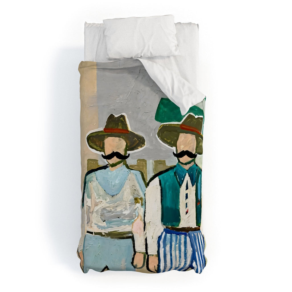 83 Oranges Side By Side Cowboy Edition Duvet Cover