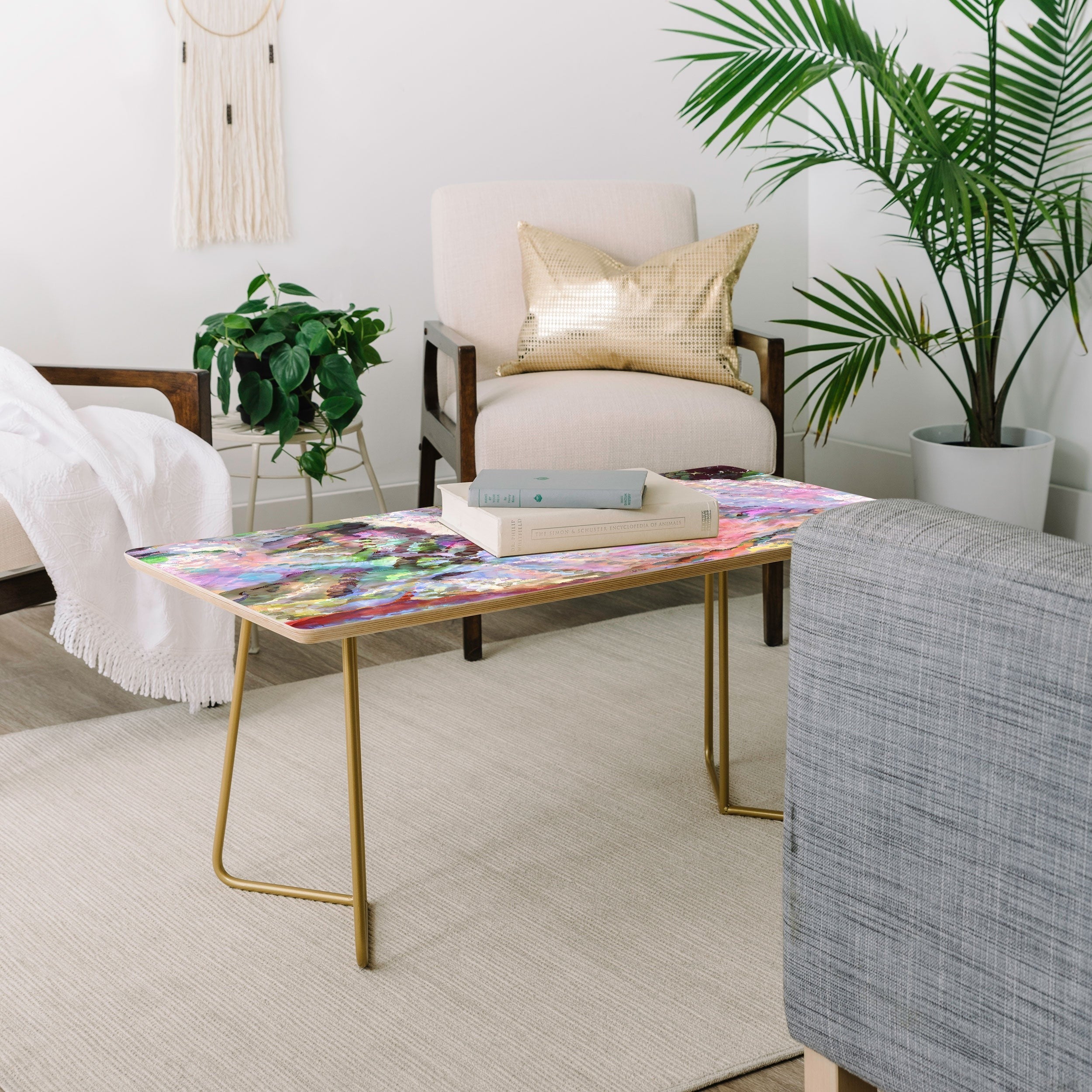 83 Oranges Sequin Haze Coffee Table