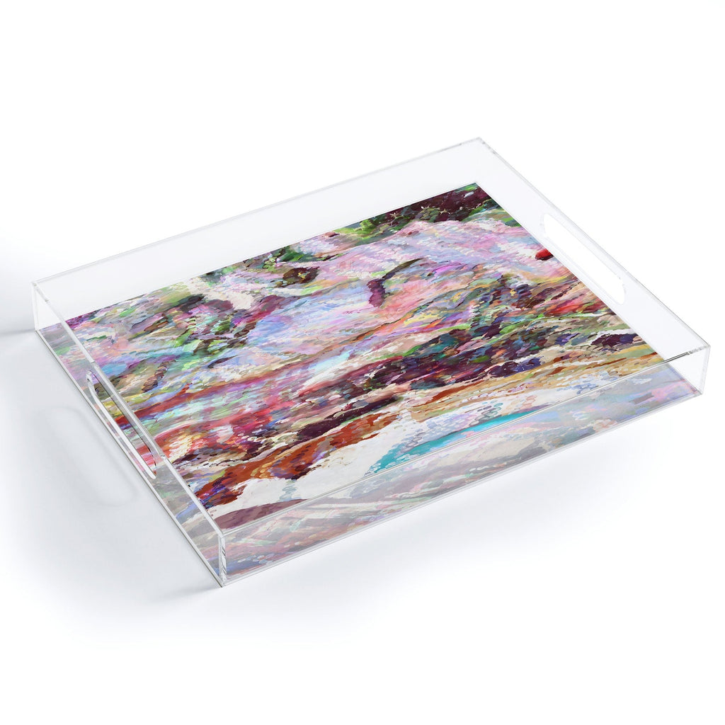 83 Oranges Sequin Haze Acrylic Tray