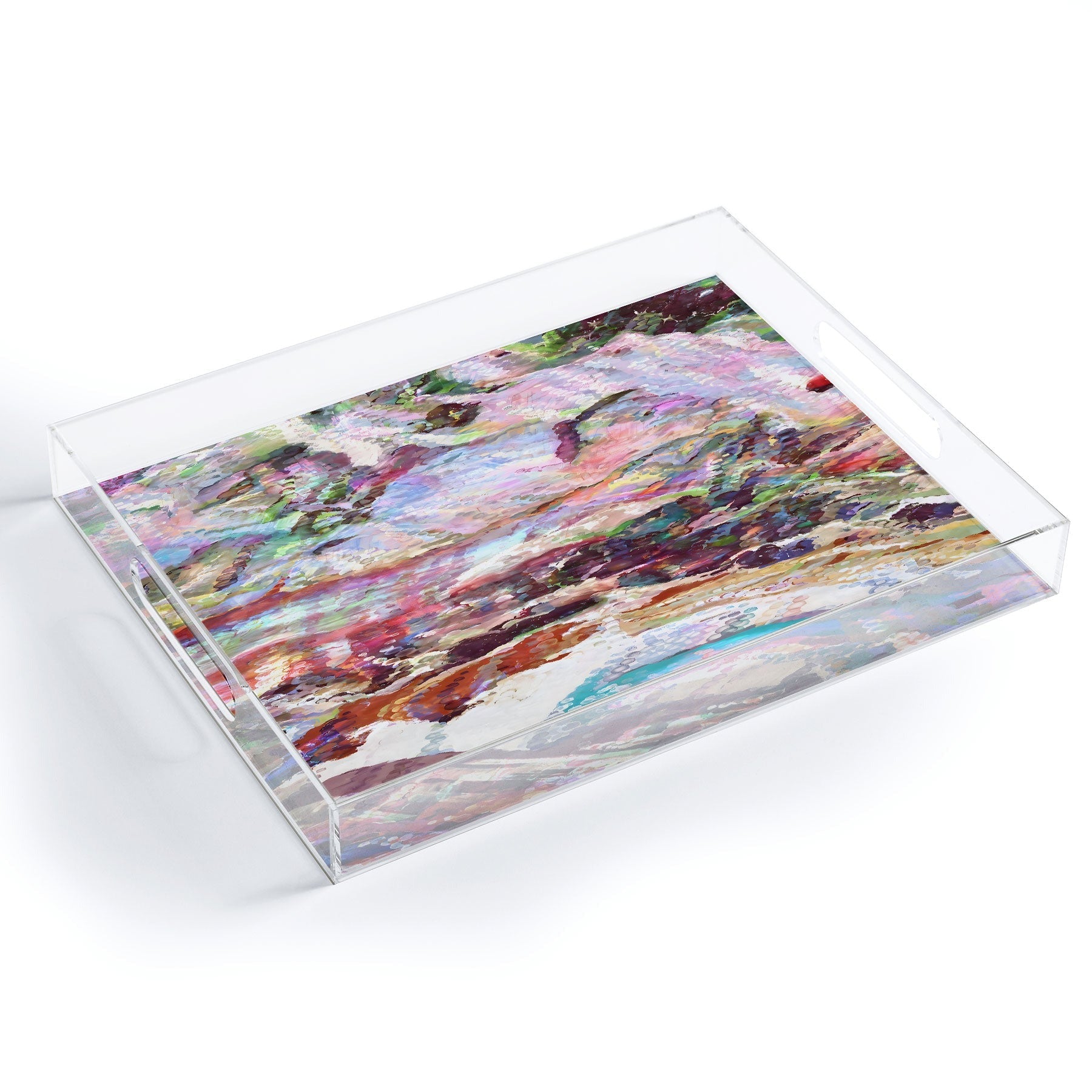 83 Oranges Sequin Haze Acrylic Tray