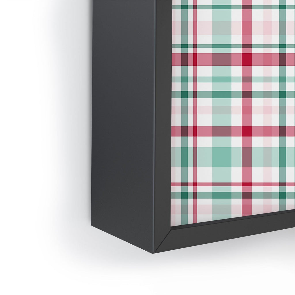 Lisa Argyropoulos Merry Vintage Plaid Framed Mini Art Print
