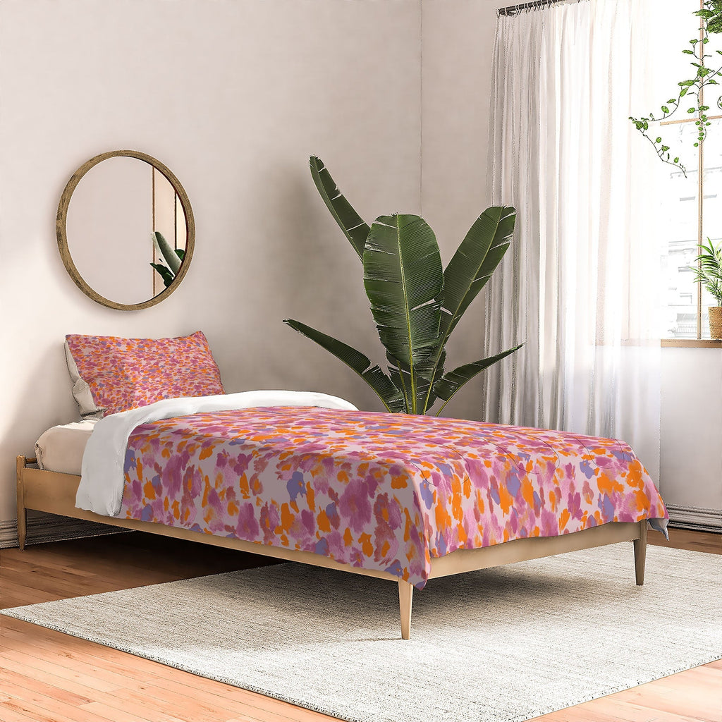 Gabriela Fuente Day Dreaming Watercolor Pink Comforter