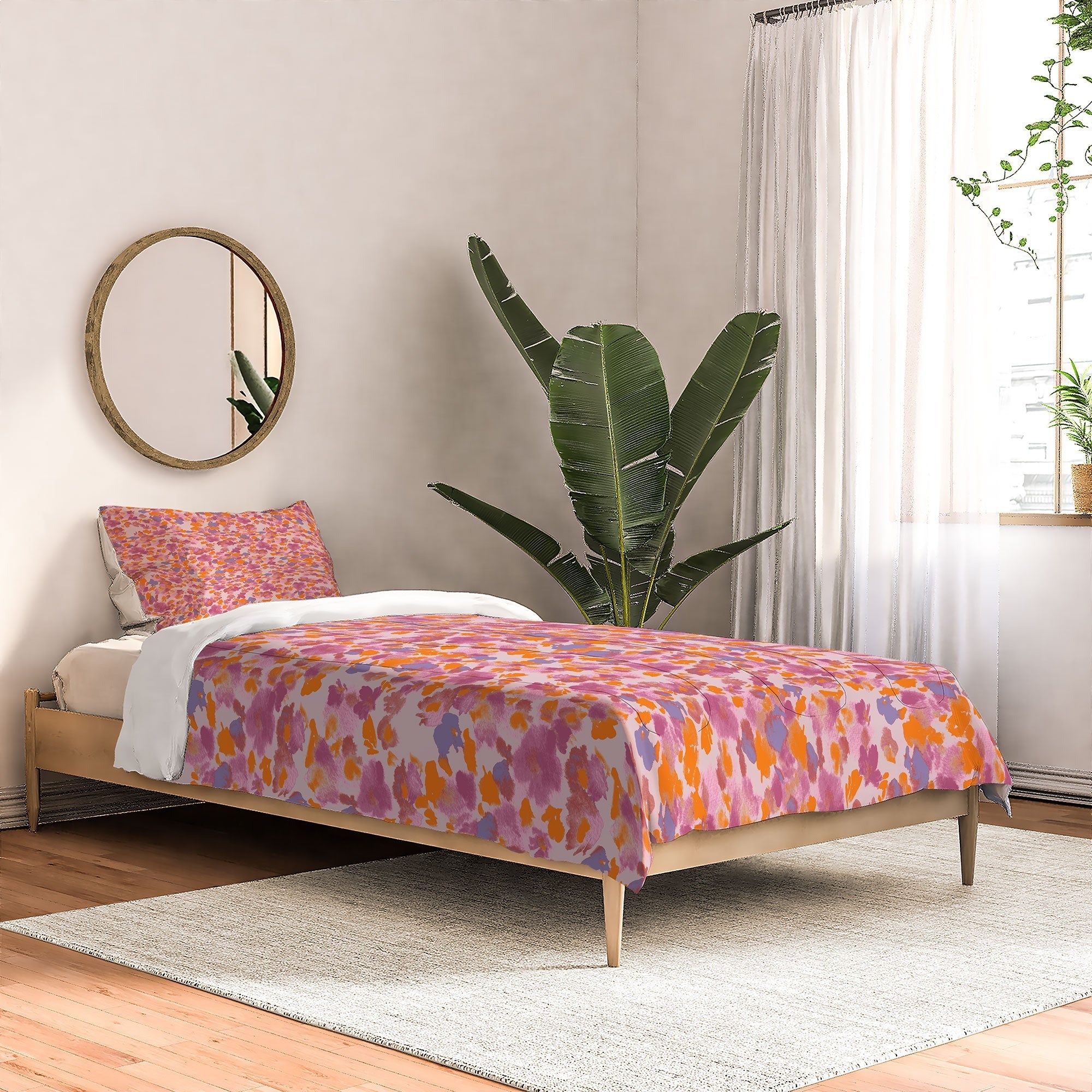 Gabriela Fuente Day Dreaming Watercolor Pink Comforter