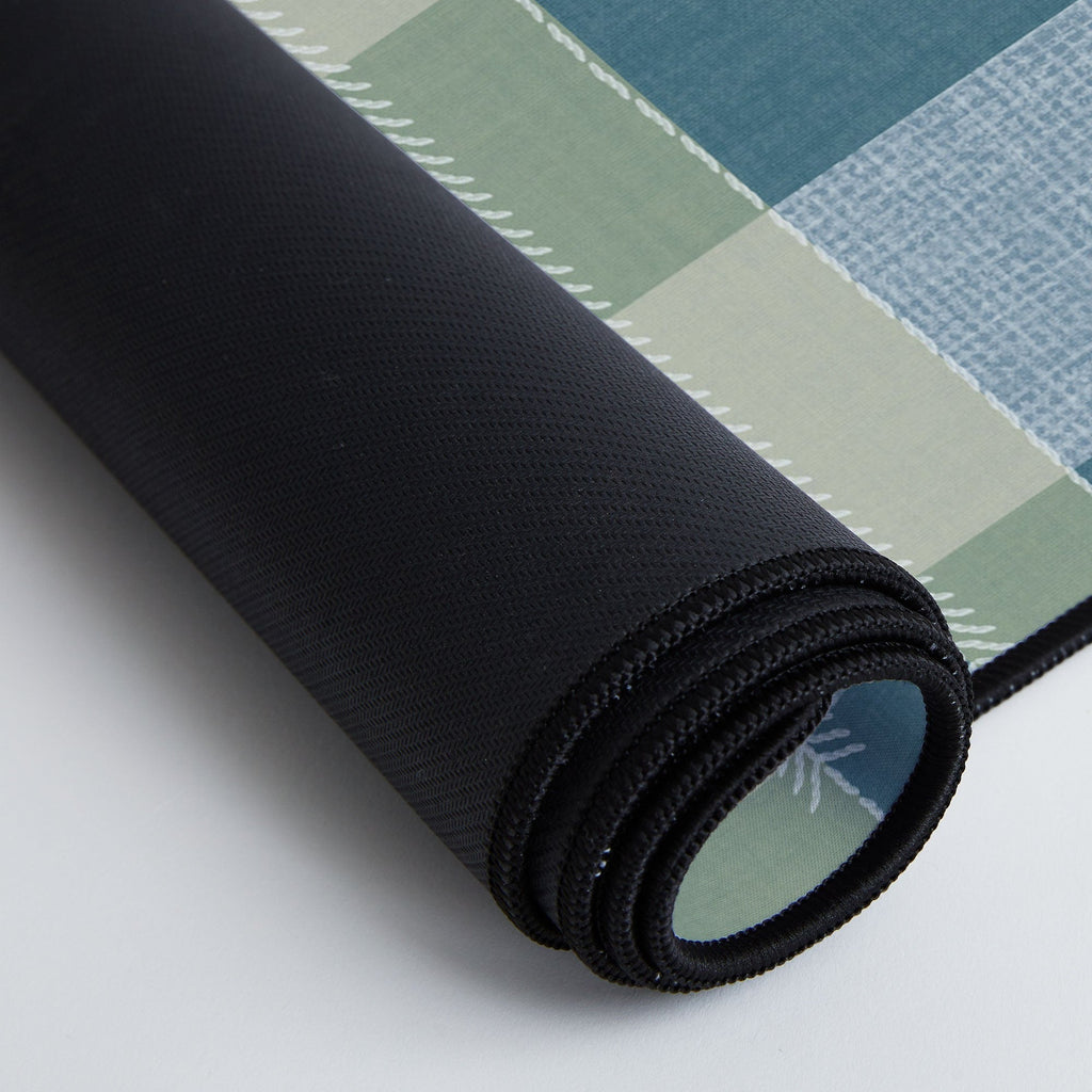 Marta Barragan Camarasa Country Style Checks Desk Mat