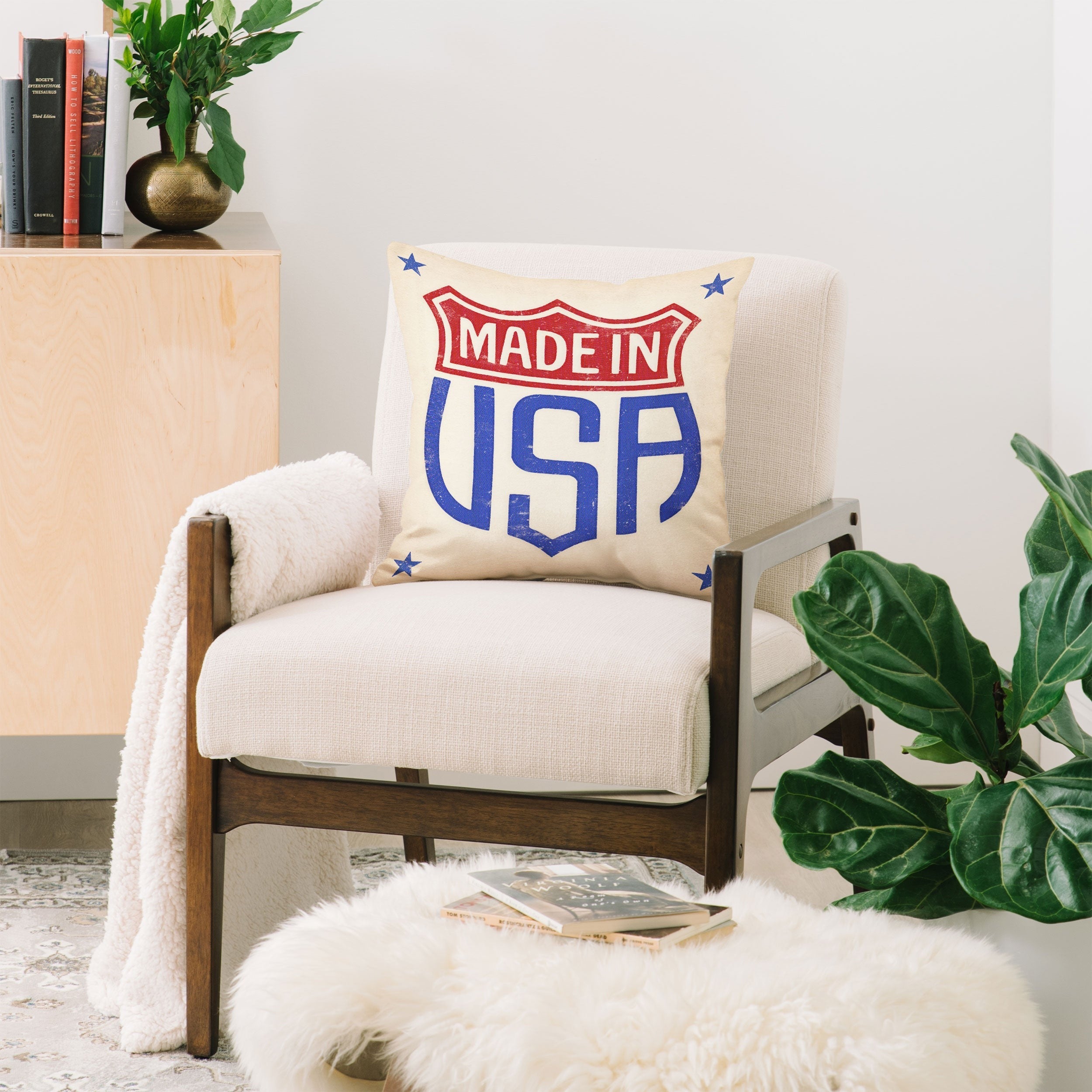 DENY Designs Made in USA Throw Pillow