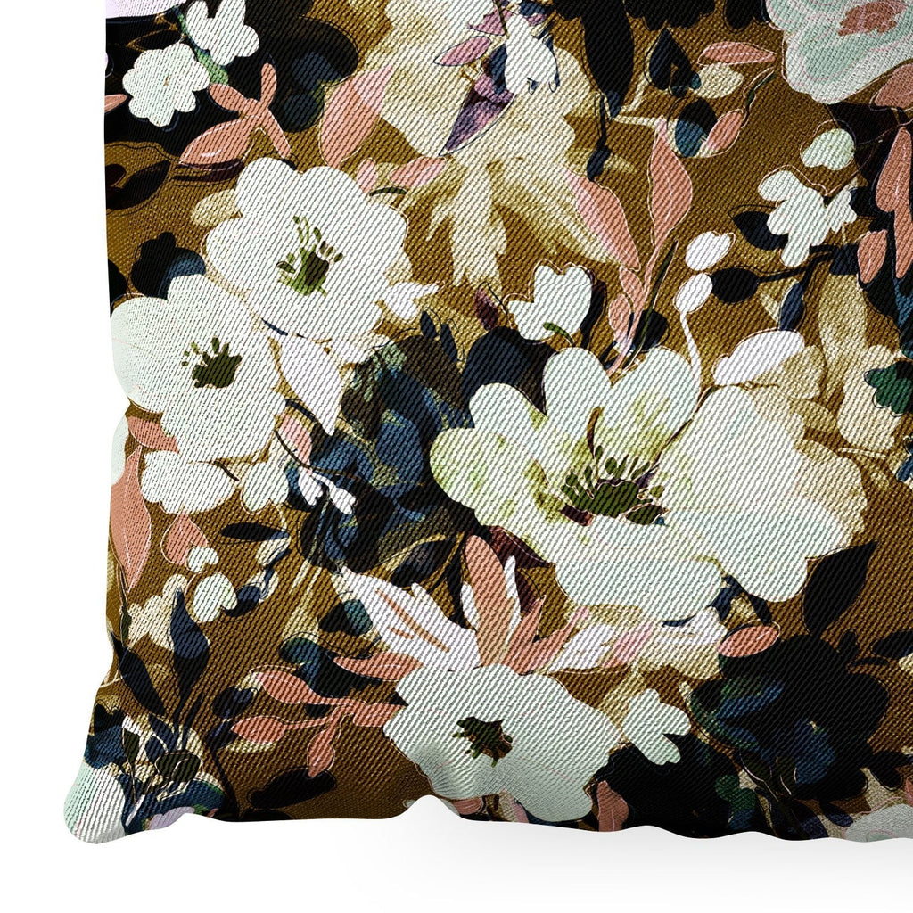Marta Barragan Camarasa Romantic Floral Fusion Floor Pillow Square