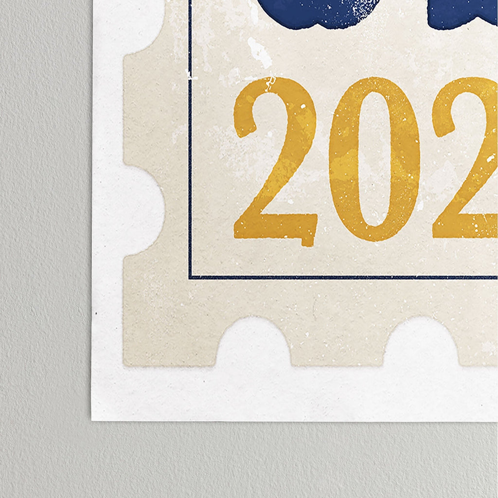 DENY Designs USA Stamp Poster
