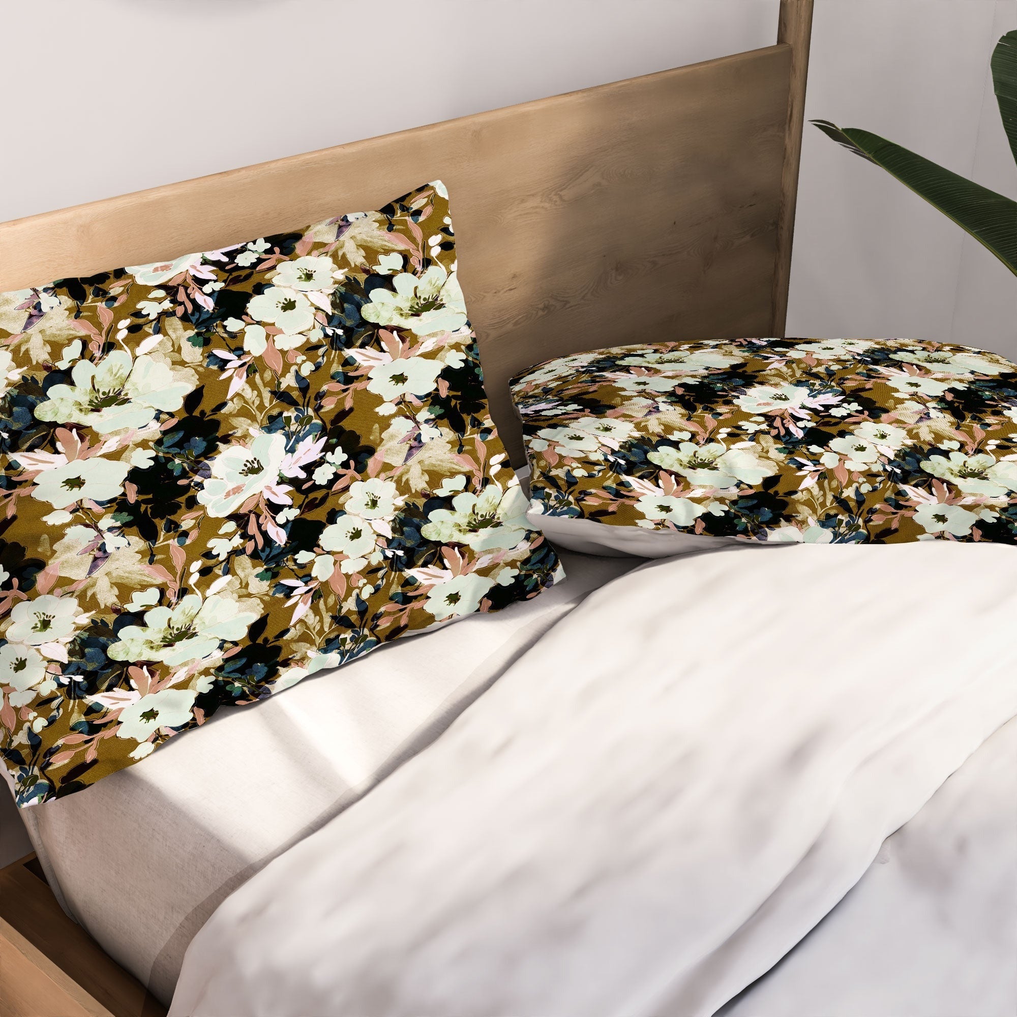 Marta Barragan Camarasa Romantic Floral Fusion Pillow Shams