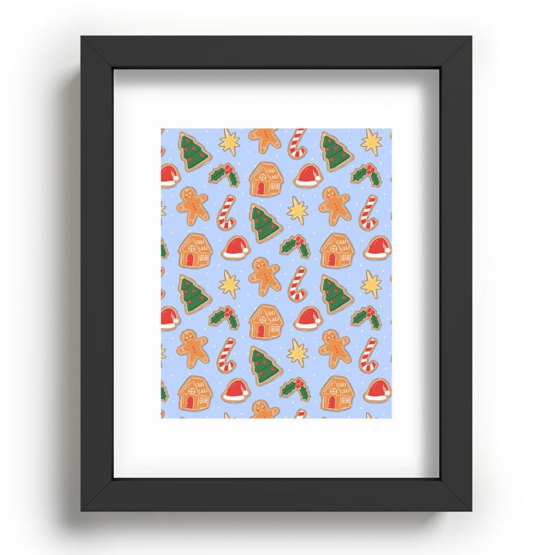 Love_Ryming Christmas Cookies Recessed Framing Rectangle