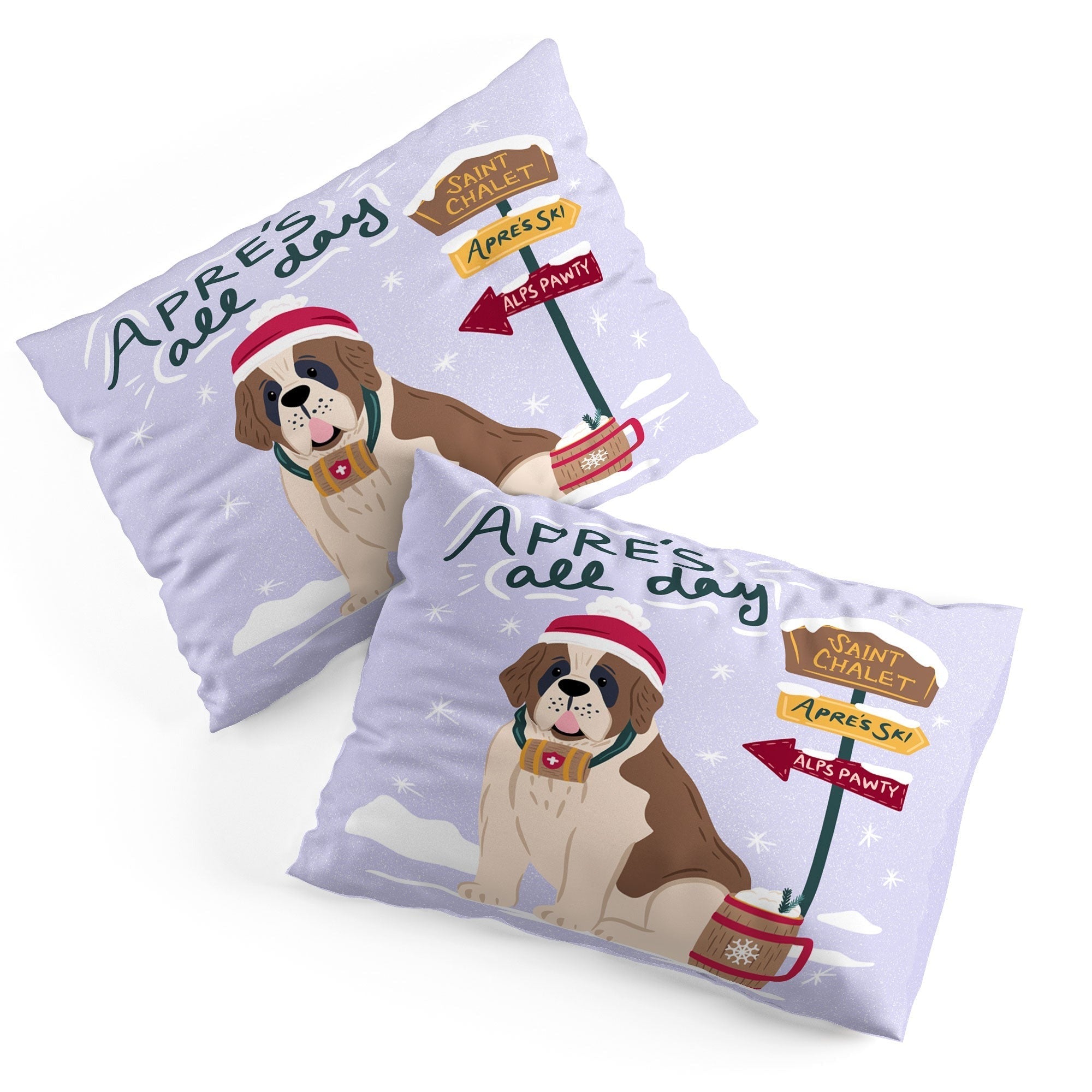 Design by Spark St Bernard Apres All Day Pillow Shams