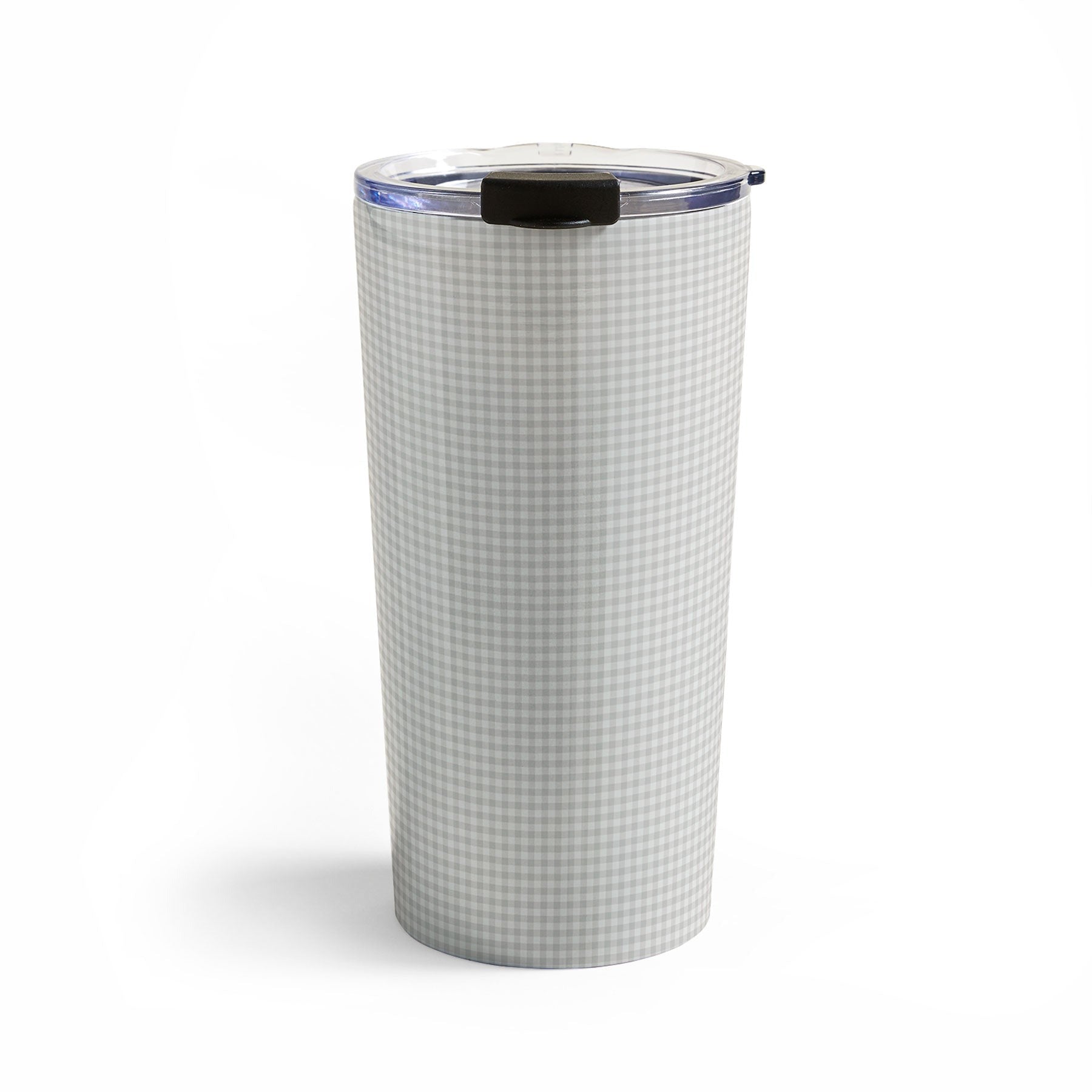 Colour Poems Gingham Plaid Pattern Cloud White Travel Mug
