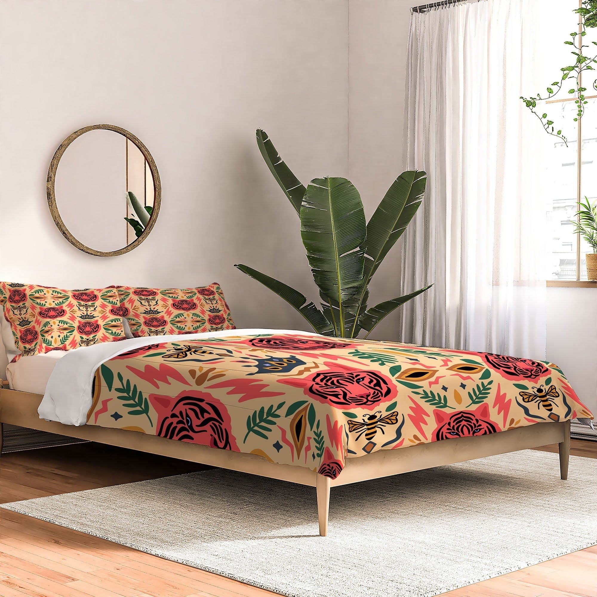 Design by Spark Tigress Queen Bee Comforter