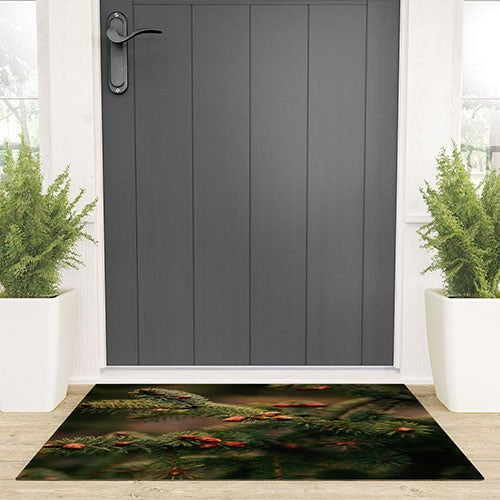Hannah Kemp Spruce Tips Welcome Mat