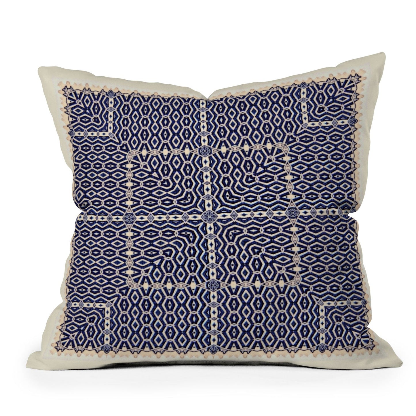 Ballack Art House Greece Throw Pillow