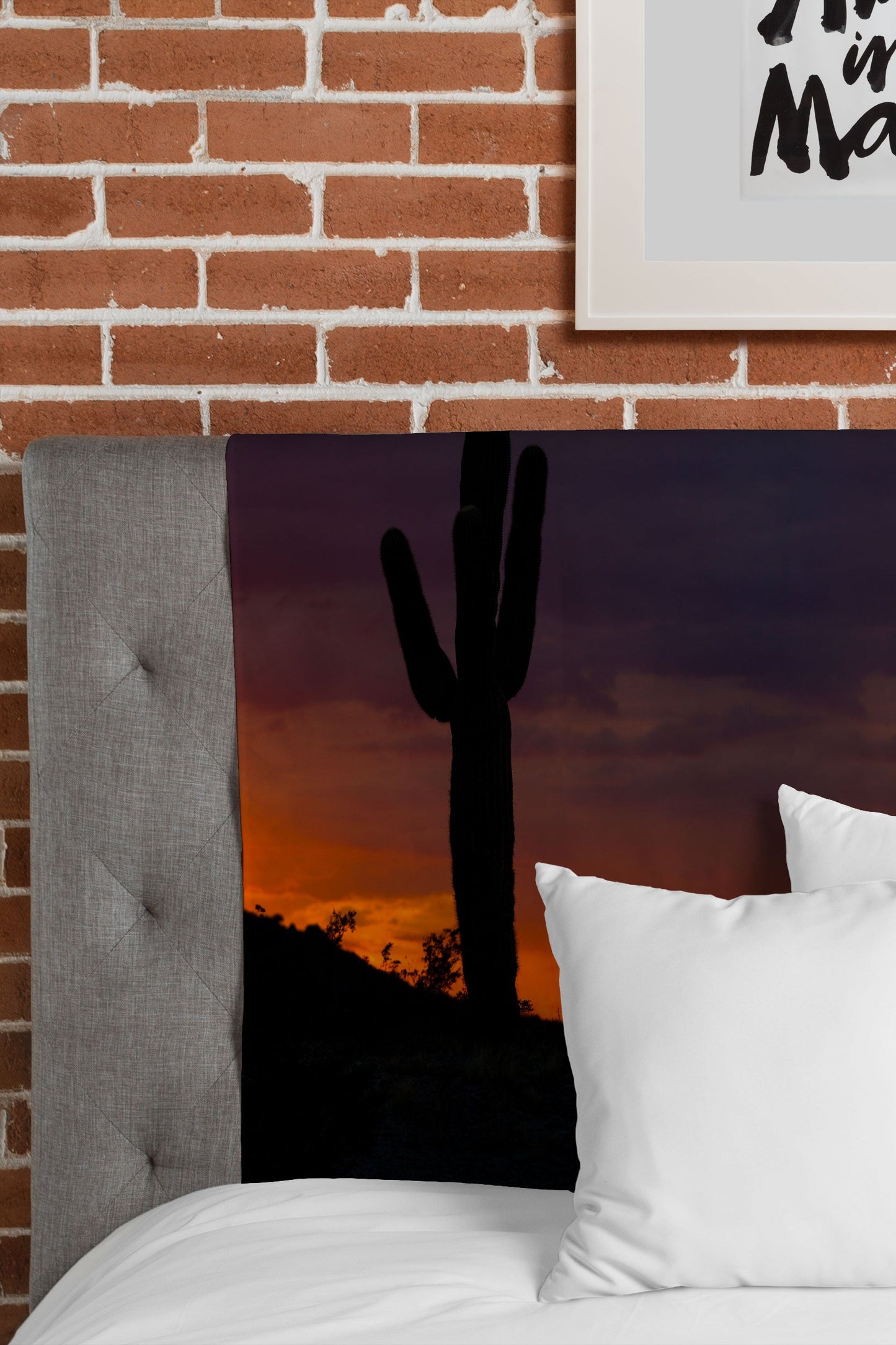 Barbara Sherman Saguaro Sunset Tapestry