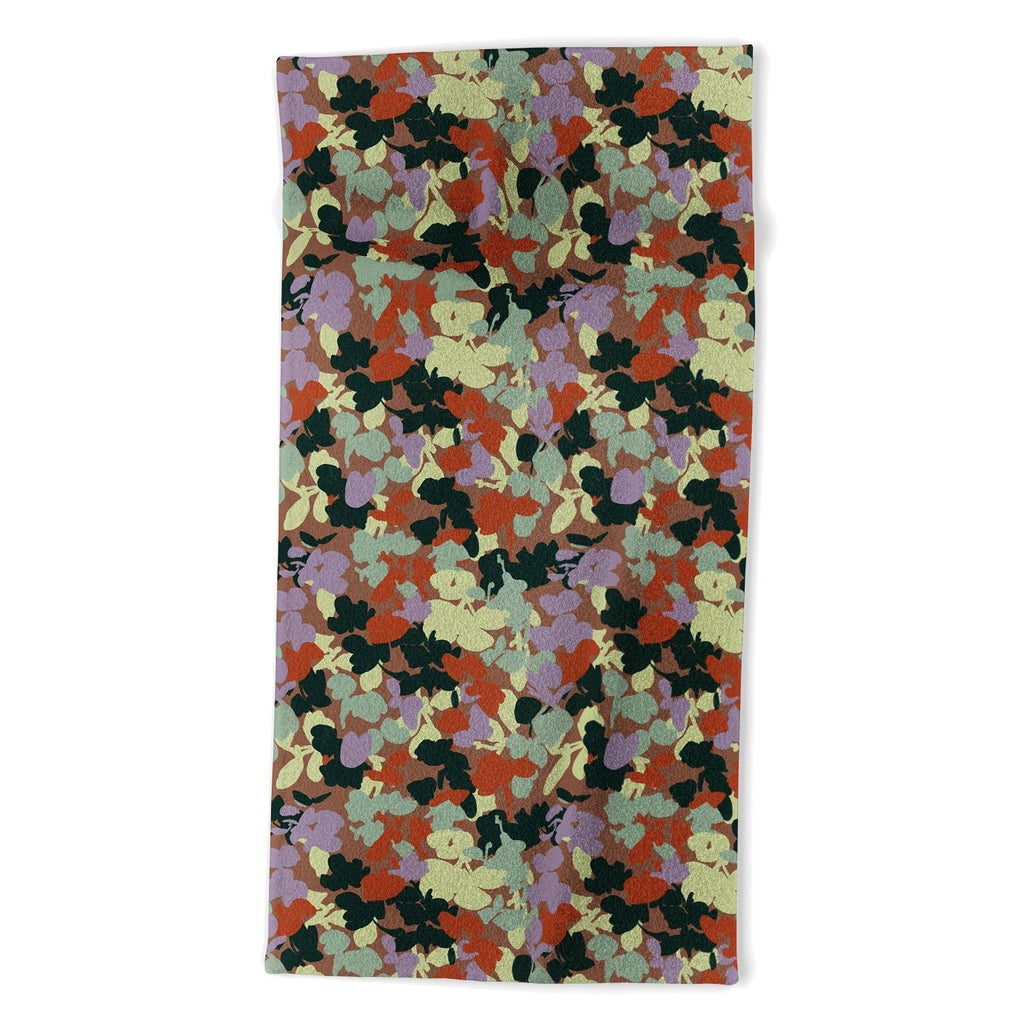 Marta Barragan Camarasa Retro Bloom Medley Beach Towel