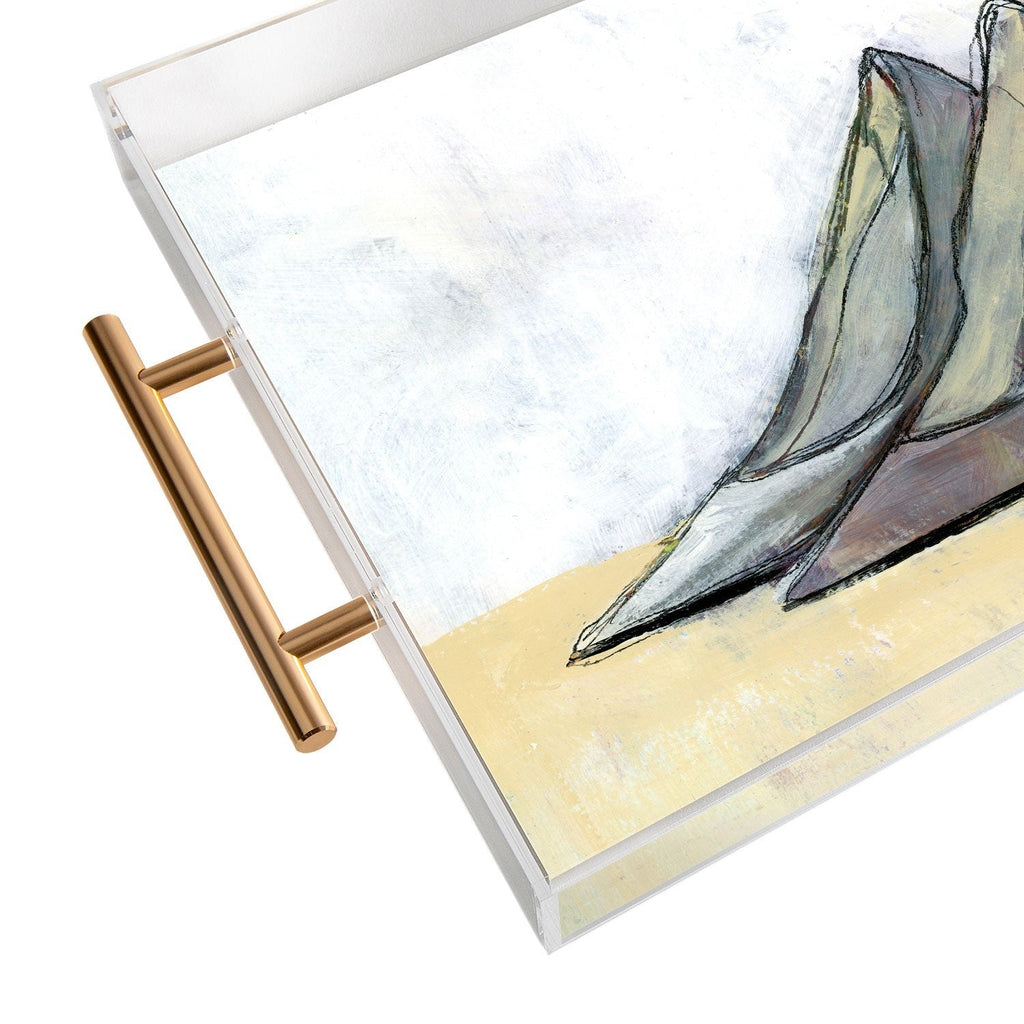 Sophia Buddenhagen Grey Stiletto Acrylic Tray