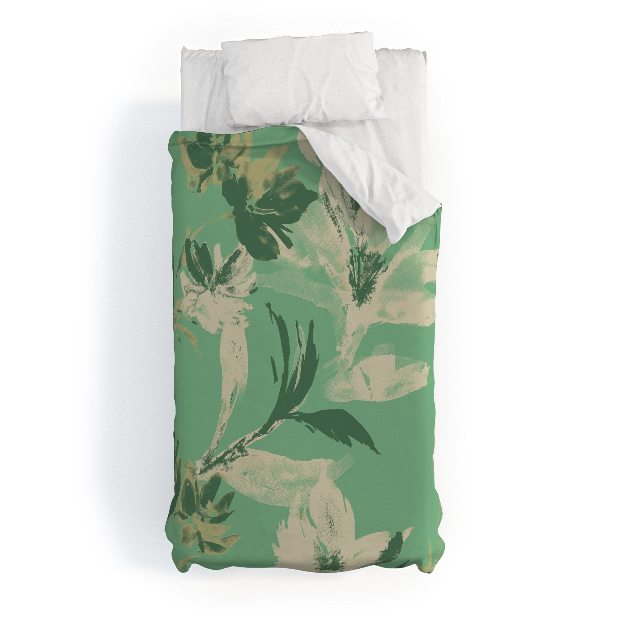 Gabriela Fuente Emma Green Duvet Cover
