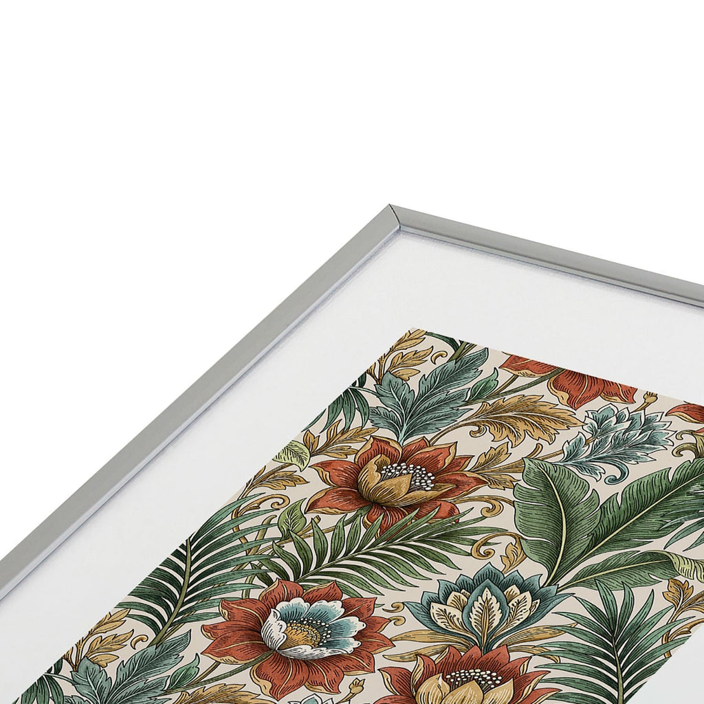 Marta Barragan Camarasa Retro Jungle Garden Metal Framed Art Print