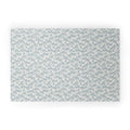 CoastL Studio Palm Forest Coastal Blue Welcome Mat