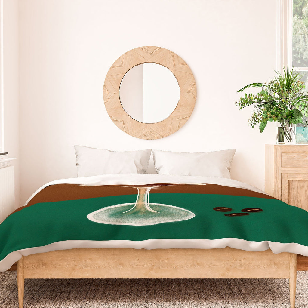 Design by Spark Expresso Martini Coffee Beans Duvet Cover