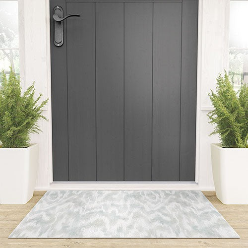 Jacqueline Maldonado Watercolor Wood Grain Welcome Mat