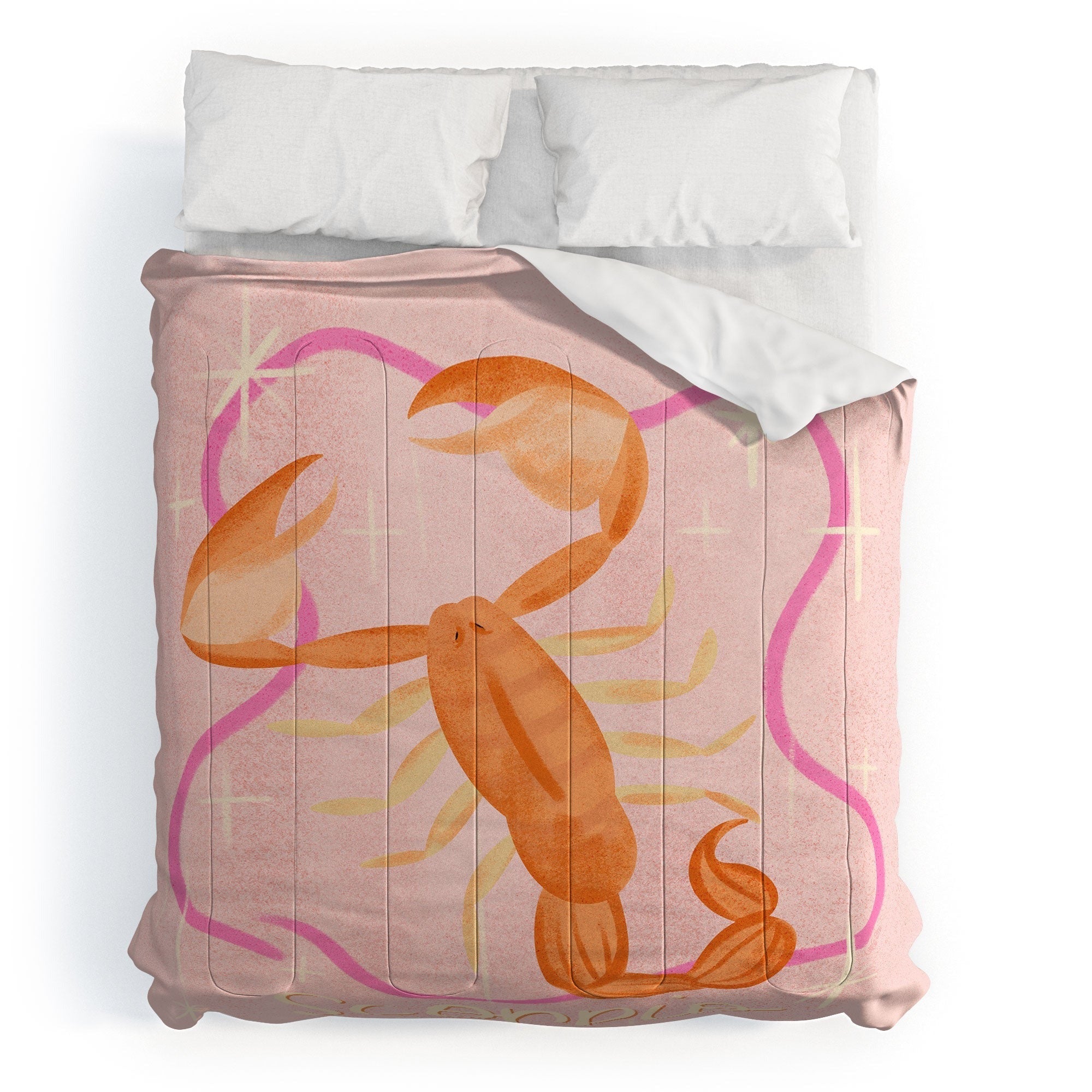 Little Om Zodiac Sign Scorpio Comforter